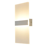 Modern Acrylic LED Wall Lamp 6W Rectangular Indoor Sconce Lighting for Bedroom Living Room and Hallway