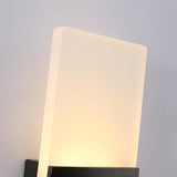 Modern Acrylic LED Wall Lamp 6W Rectangular Indoor Sconce Lighting for Bedroom Living Room and Hallway