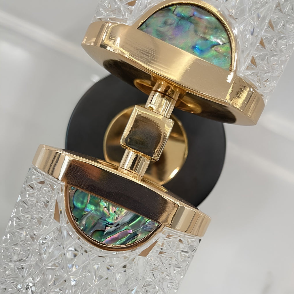 Modern Acrylic LED Wall Sconce with 3 Color Dimming Up and Down Light for Bedroom and Living Room