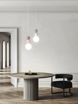 Modern Acrylic Three Ball Pendant Light Contemporary G9 LED Hanging Lamp for Bedroom and Dining Room