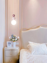 Modern Acrylic Three Ball Pendant Light Contemporary G9 LED Hanging Lamp for Bedroom and Dining Room