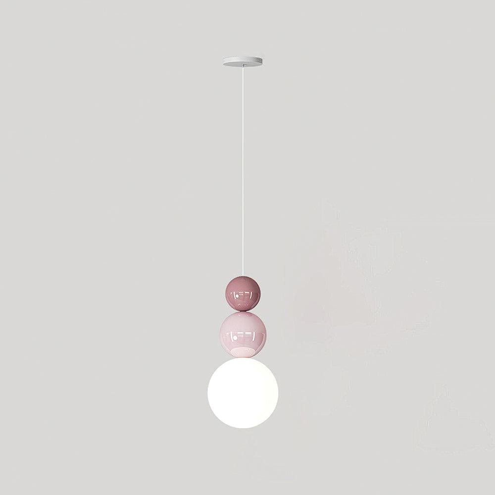 Modern Acrylic Three Ball Pendant Light Contemporary G9 LED Hanging Lamp for Bedroom and Dining Room
