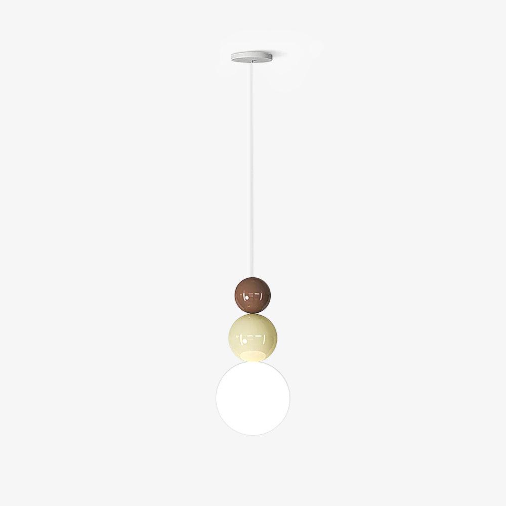 Modern Acrylic Three Ball Pendant Light Contemporary G9 LED Hanging Lamp for Bedroom and Dining Room