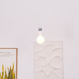 Modern Acrylic Three Ball Pendant Light Contemporary G9 LED Hanging Lamp for Bedroom and Dining Room