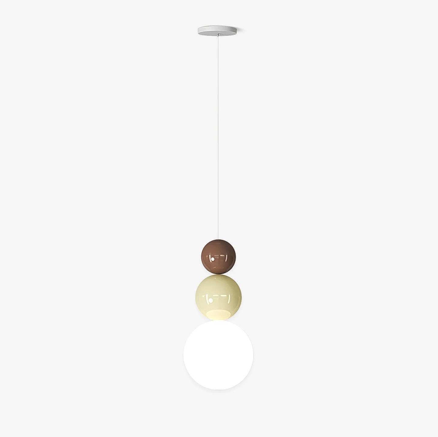 Modern Acrylic Three Ball Pendant Light Contemporary G9 LED Hanging Lamp for Bedroom and Dining Room