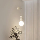 Modern Acrylic Three Ball Wall Sconce Light for Indoor Living Spaces and Bedrooms