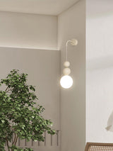 Modern Acrylic Three Ball Wall Sconce Light for Indoor Living Spaces and Bedrooms
