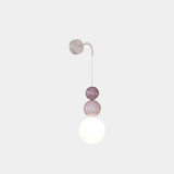 Modern Acrylic Three Ball Wall Sconce Light for Indoor Living Spaces and Bedrooms