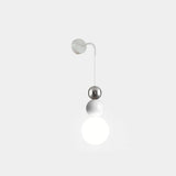 Modern Acrylic Three Ball Wall Sconce Light for Indoor Living Spaces and Bedrooms