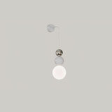Modern Acrylic Three Ball Wall Sconce Light for Indoor Living Spaces and Bedrooms