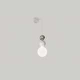 Modern Acrylic Three Ball Wall Sconce Light for Indoor Living Spaces and Bedrooms