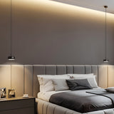 Modern Adjustable 7W COB Spotlight Pendant Light with Extendable Wire for Dining Room and Bedroom