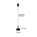 Modern Adjustable 7W COB Spotlight Pendant Light with Extendable Wire for Dining Room and Bedroom