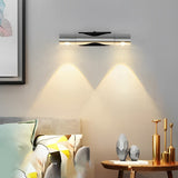 Modern Adjustable Aluminum Up and Down LED Wall Sconce Lamp for Indoor Corridors and Living Rooms