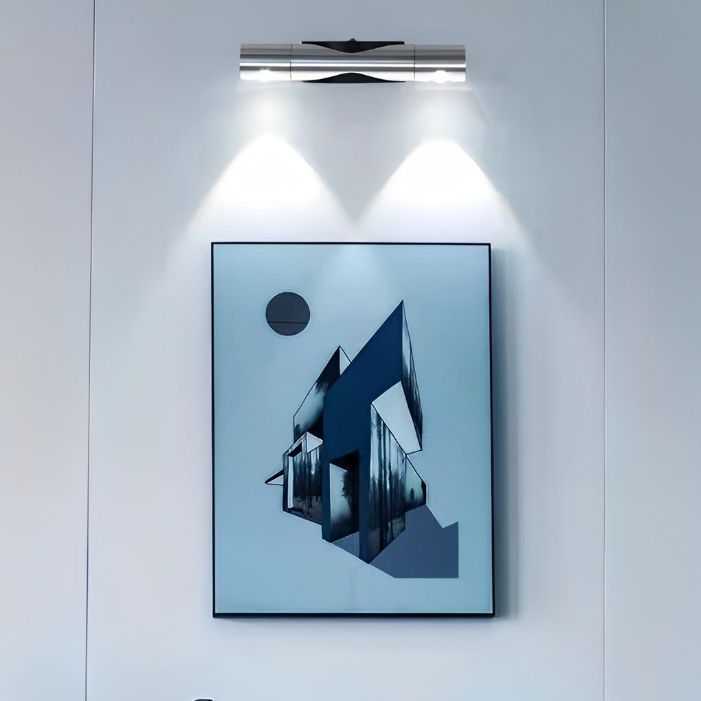 Modern Adjustable Aluminum Up and Down LED Wall Sconce Lamp for Indoor Corridors and Living Rooms