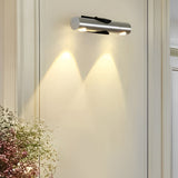 Modern Adjustable Aluminum Up and Down LED Wall Sconce Lamp for Indoor Corridors and Living Rooms