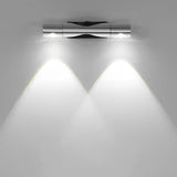 Modern Adjustable Aluminum Up and Down LED Wall Sconce Lamp for Indoor Corridors and Living Rooms