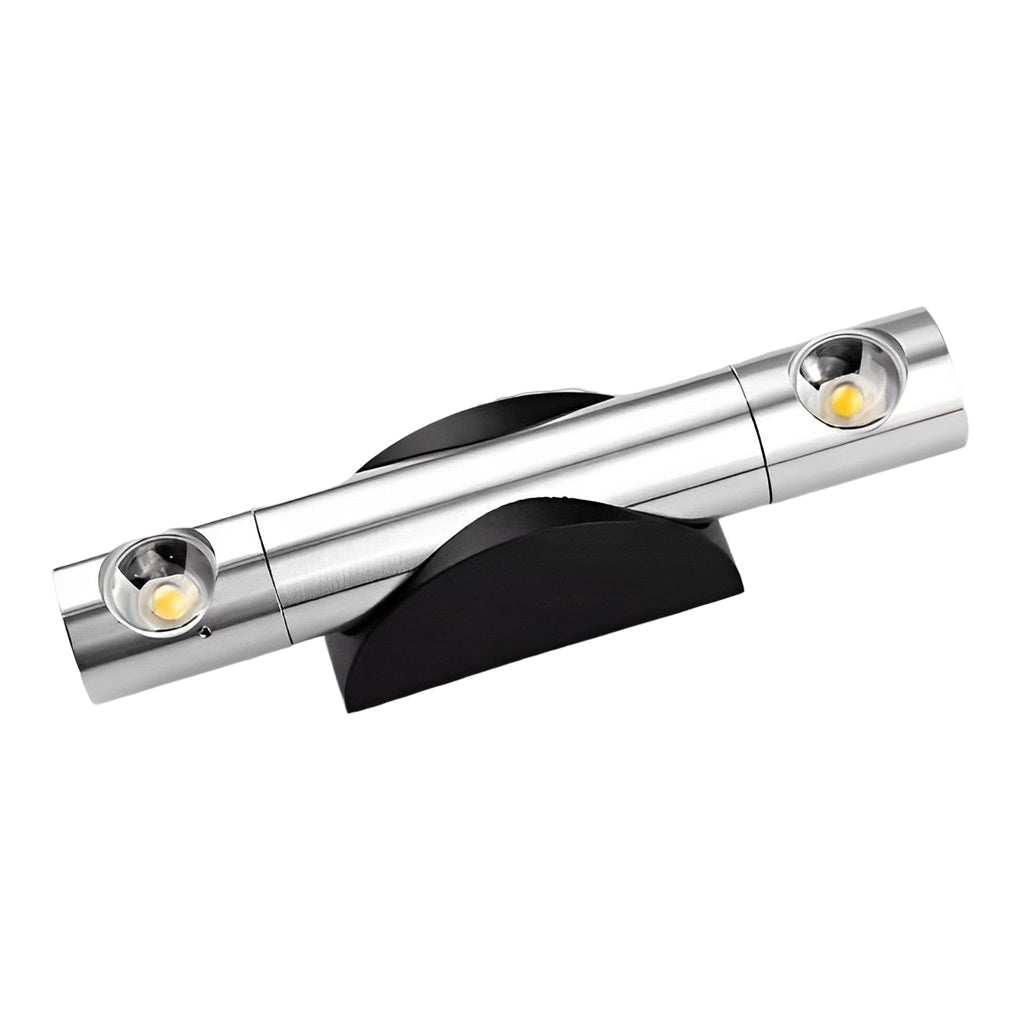 Modern Adjustable Aluminum Up and Down LED Wall Sconce Lamp for Indoor Corridors and Living Rooms
