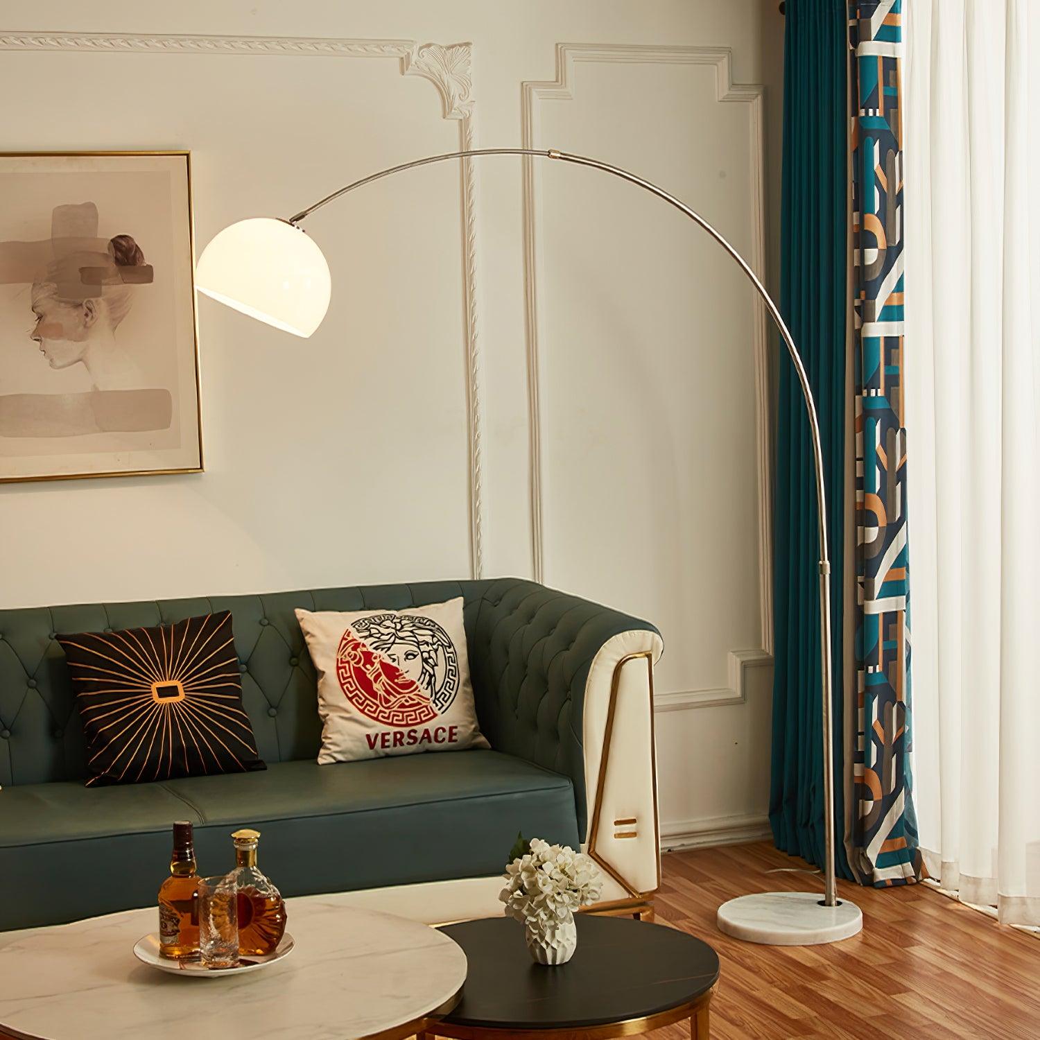 modern-adjustable-arched-floor-lamp-with-polished-marble-base-and-acrylic-shade