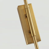 Modern Adjustable Arm Plug In Wall Sconce with Rotatable Shade for Bedside Reading