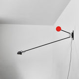 Modern Adjustable Counterweight LED Wall Lamp Precision Movement Sconce Set of 2