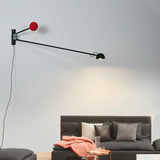 Modern Adjustable Counterweight LED Wall Lamp Precision Movement Sconce Set of 2
