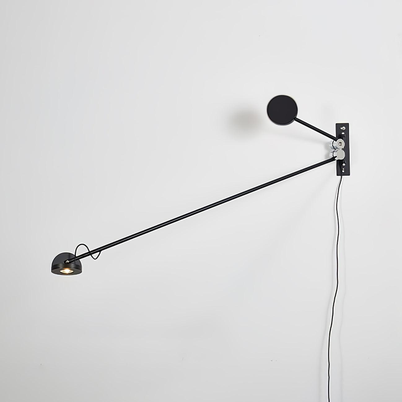 Modern Adjustable Counterweight LED Wall Lamp Precision Movement Sconce Set of 2