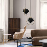 Modern Adjustable Deformed Ball Pendant Light with Multi Lite Shade Design for Dining Room