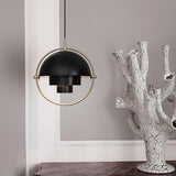 Modern Adjustable Deformed Ball Pendant Light with Multi Lite Shade Design for Dining Room