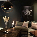 Modern Adjustable Deformed Ball Pendant Light with Multi Lite Shade Design for Dining Room