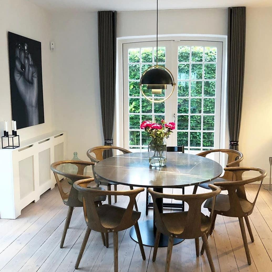 Modern Adjustable Deformed Ball Pendant Light with Multi Lite Shade Design for Dining Room