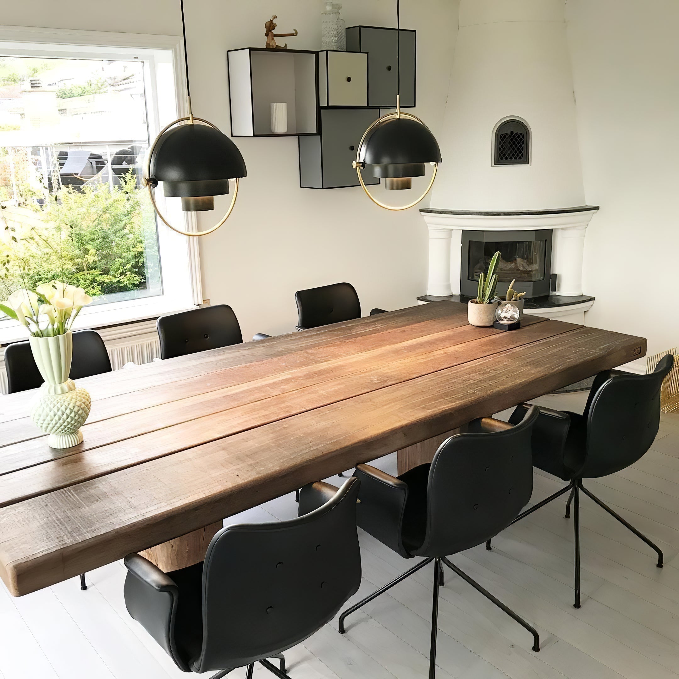Modern Adjustable Deformed Ball Pendant Light with Multi Lite Shade Design for Dining Room