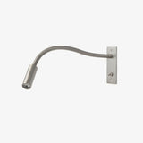 Modern Adjustable Flexible Gooseneck LED Wall Sconce Reading Light Set of 2