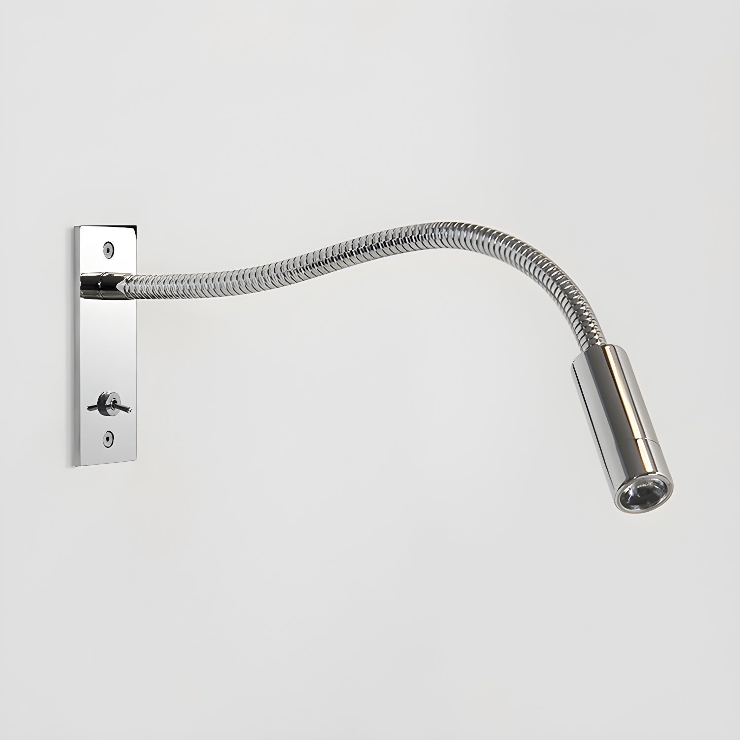 Modern Adjustable Flexible Gooseneck LED Wall Sconce Reading Light Set of 2