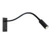 Modern Adjustable Flexible Gooseneck LED Wall Sconce Reading Light Set of 2