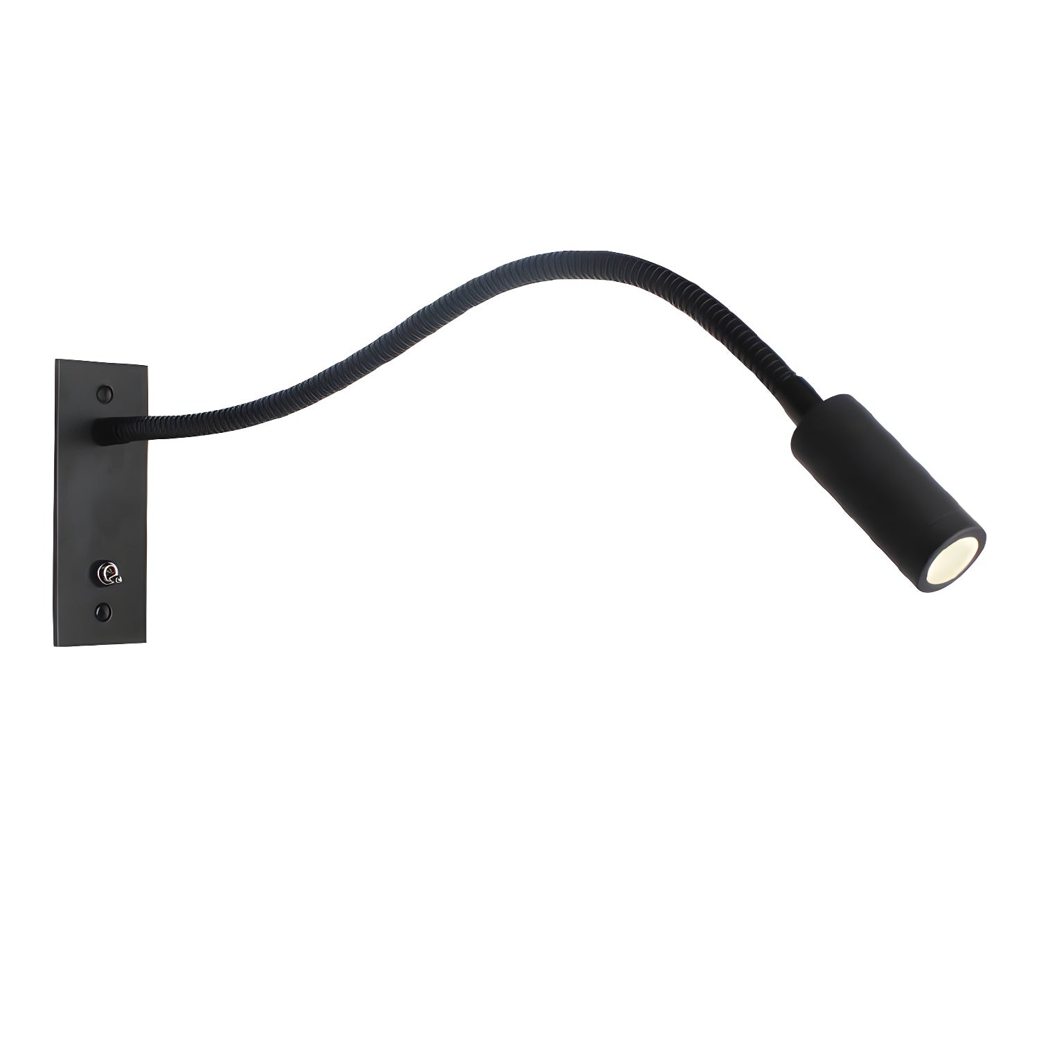 Modern Adjustable Flexible Gooseneck LED Wall Sconce Reading Light Set of 2