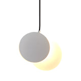 Modern Adjustable LED Moon Phase Pendant Light Kitchen Hanging Lamp for Dining Room
