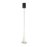 Modern Adjustable LED Pendant Light Minimalist Nordic Glass Hanging Lamp for Dining Room