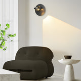 Modern Adjustable LED Wall Light with 360 Degree Rotating Head in Round and Square Shapes