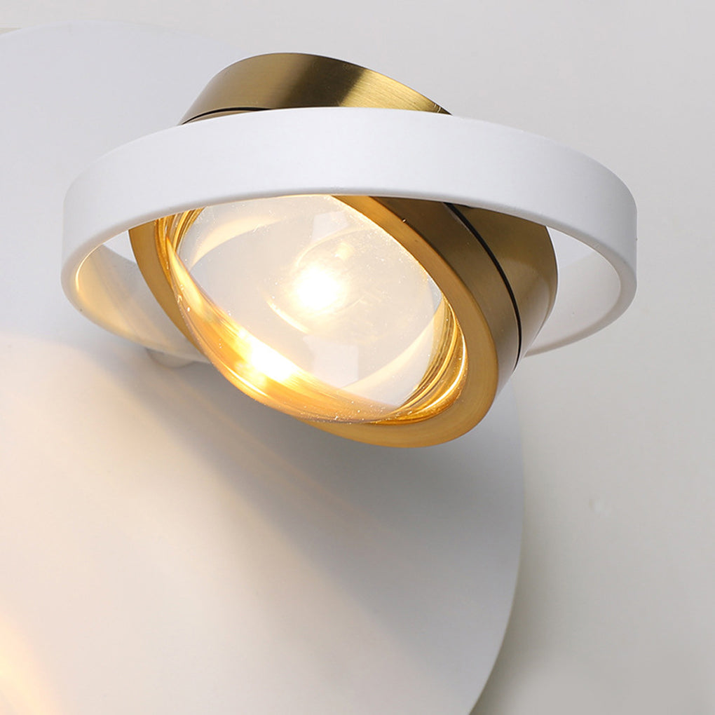 Modern Adjustable LED Wall Light with 360 Degree Rotating Head in Round and Square Shapes