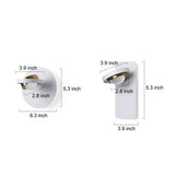 Modern Adjustable LED Wall Light with 360 Degree Rotating Head in Round and Square Shapes