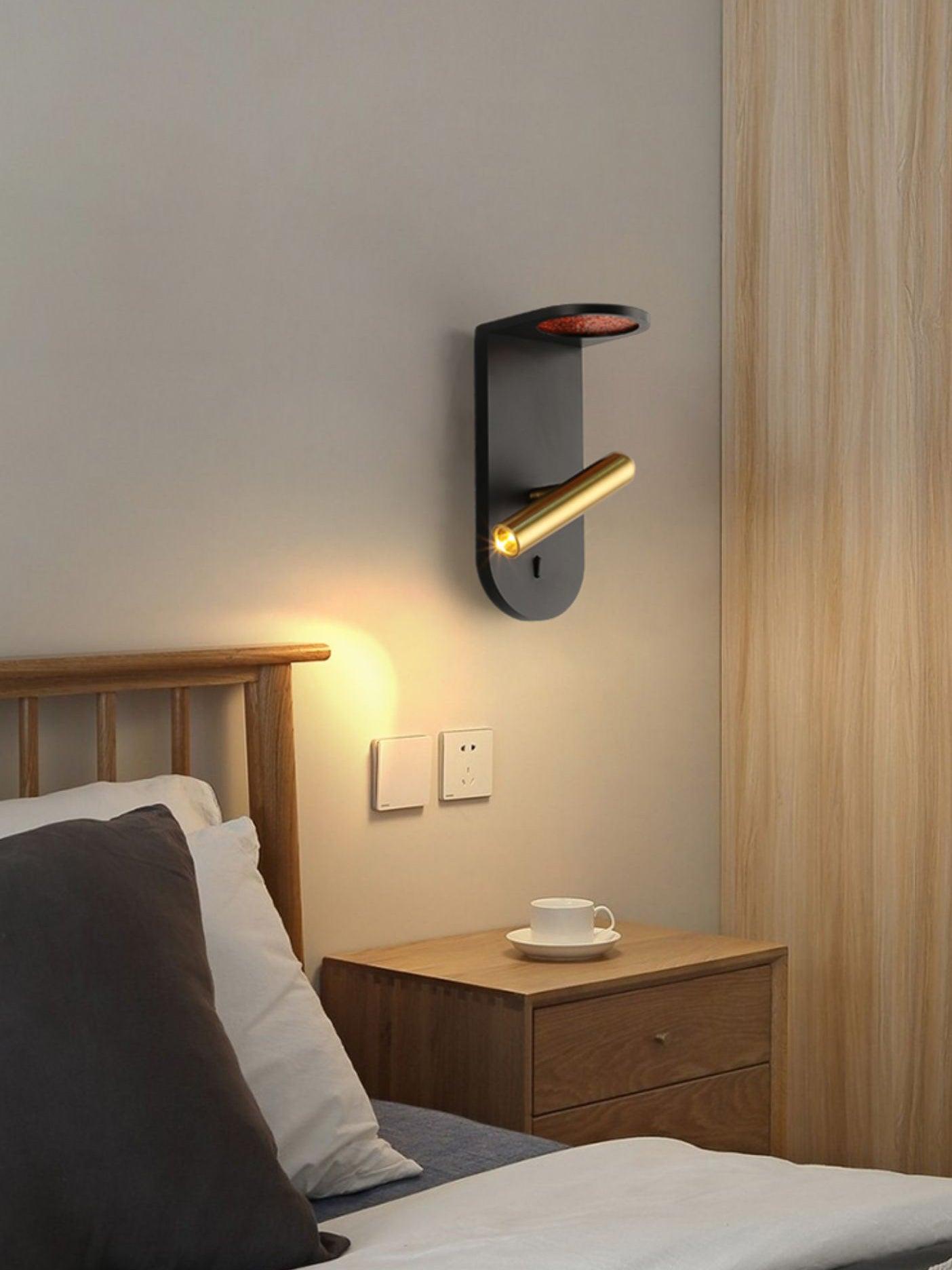 Modern Adjustable LED Wall Sconce for Bedroom Reading and Hallway Task Lighting
