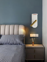 Modern Adjustable LED Wall Sconce for Bedroom Reading and Hallway Task Lighting