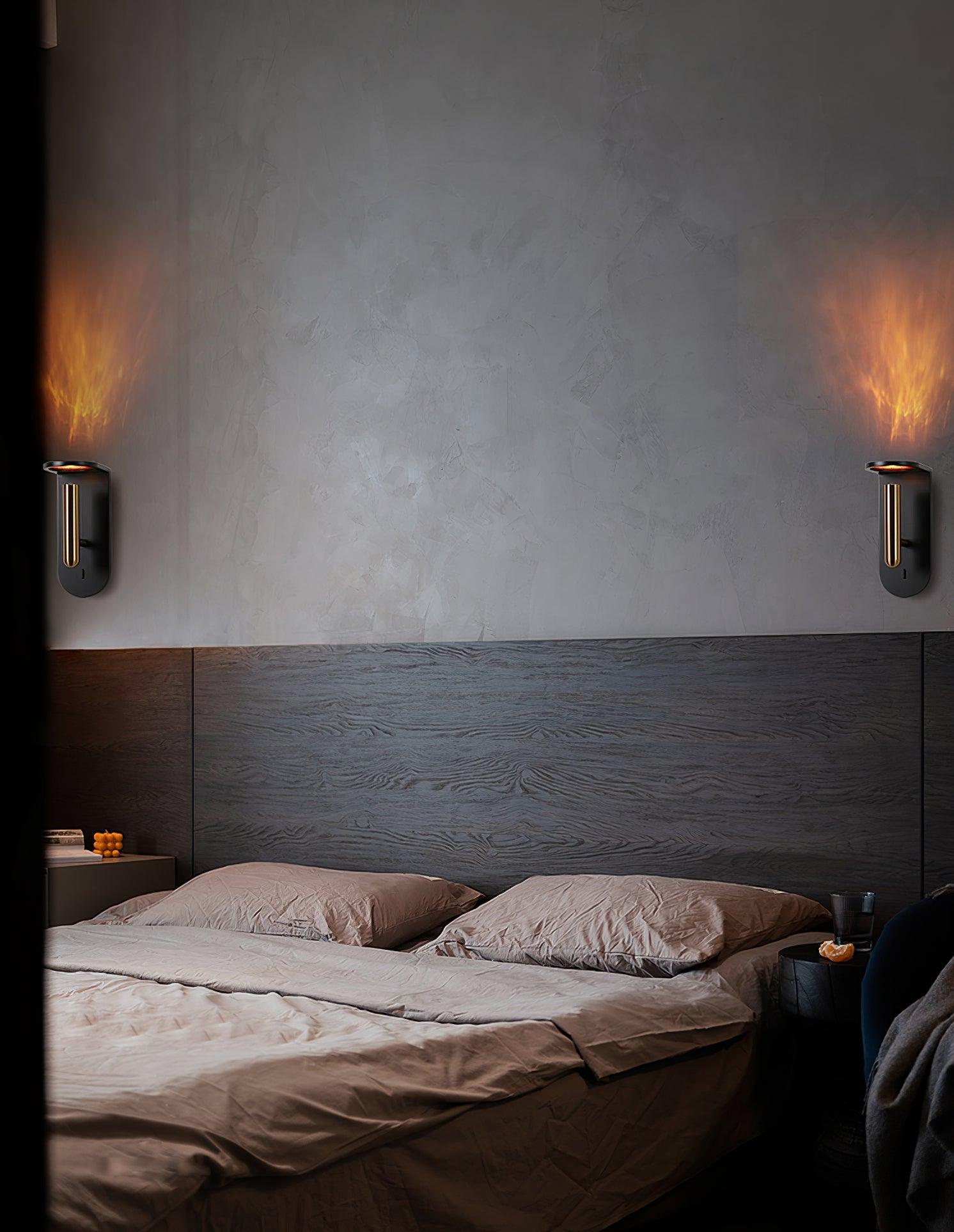 Modern Adjustable LED Wall Sconce for Bedroom Reading and Hallway Task Lighting