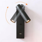 Modern Adjustable LED Wall Sconce Indoor Bedside Reading Lamp for Living Room Hallway