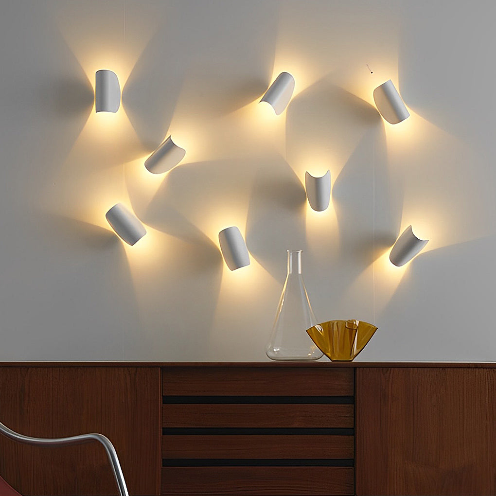 Modern Adjustable LED Wall Sconce Nordic Metal Reading Lamp for Bedroom and Living Room