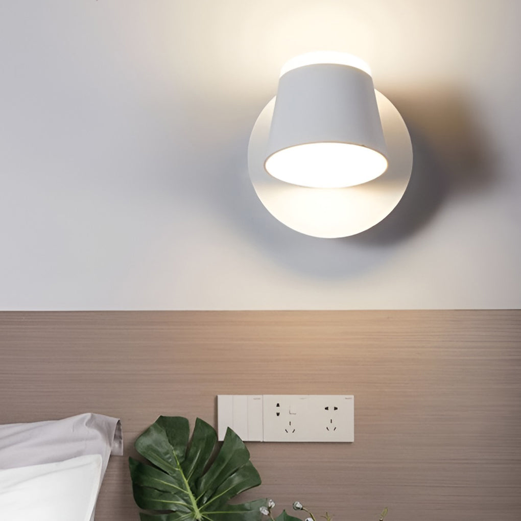 Modern Adjustable LED Wall Sconce Rotatable Up and Down Light for Bedroom and Hallway