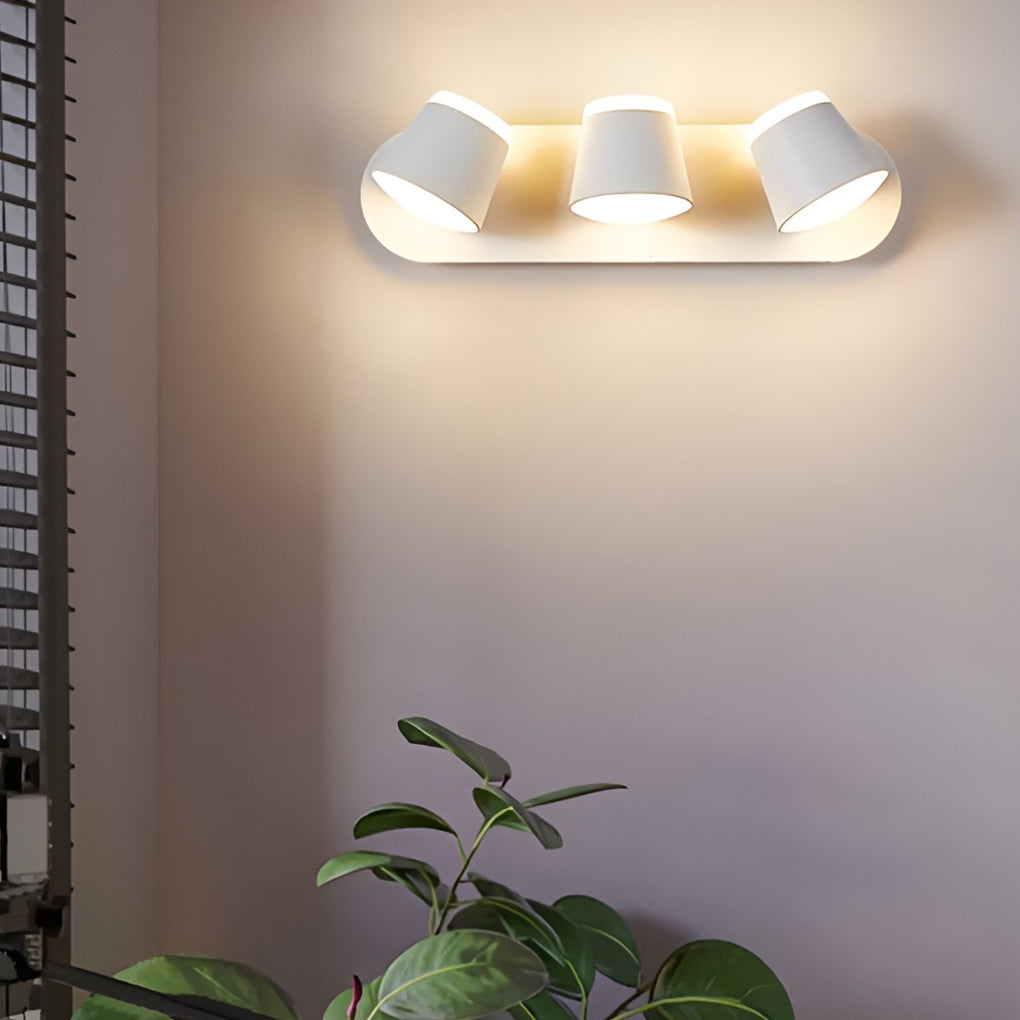 Modern Adjustable LED Wall Sconce Rotatable Up and Down Light for Bedroom and Hallway