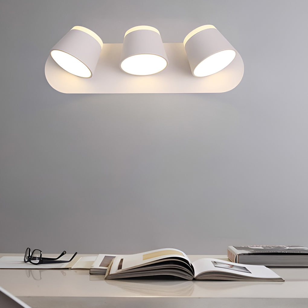 Modern Adjustable LED Wall Sconce Rotatable Up and Down Light for Bedroom and Hallway
