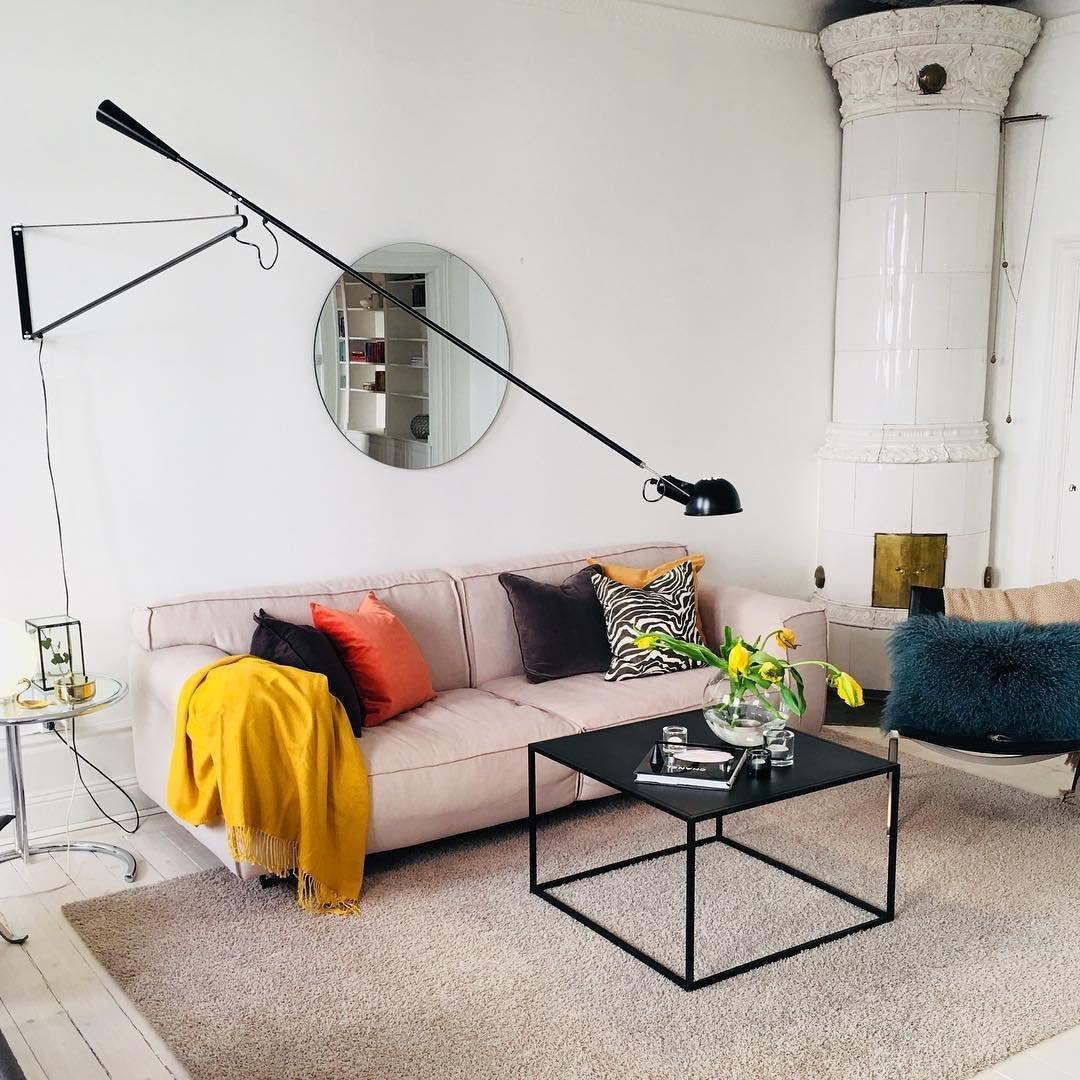 Modern Adjustable Long Swing Arm Wall Sconce Industrial Metal Reading Lamp